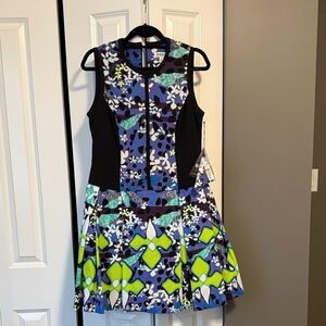 Peter Pilotto for Target Blue and Green Midi Dress